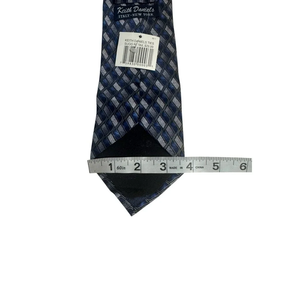 Kieth Daniels‎ Mens Silk Tie Luxe Old Money Quiet Luxury Preppy Formal New